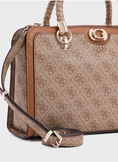 GUESS Orlina Logo Society Satchel  - Image 4