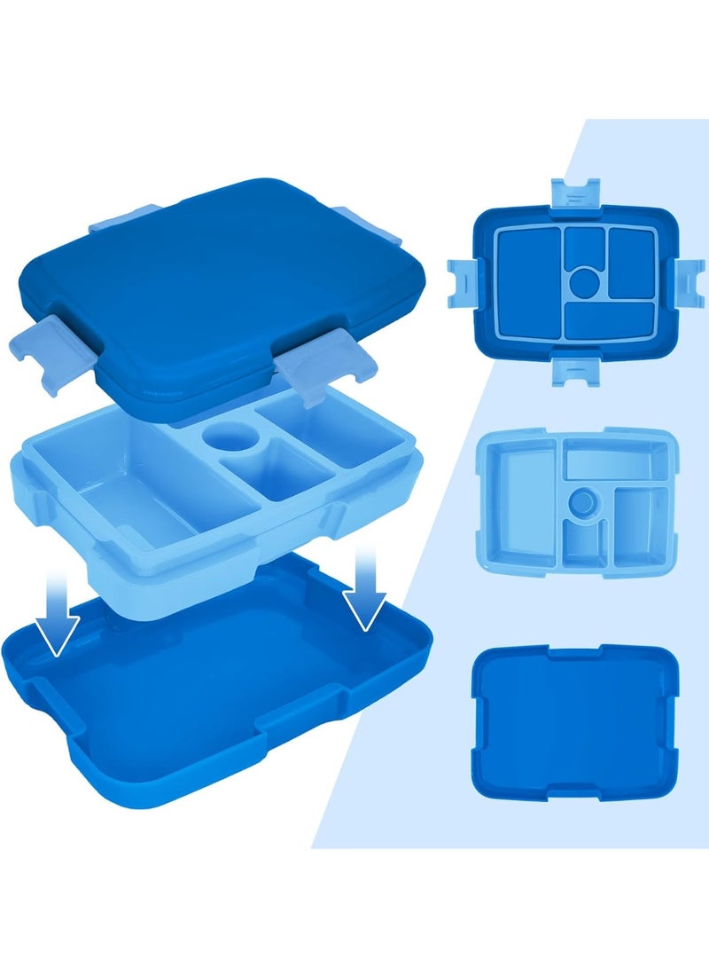 Bento Lunch Box for Kids ,Lunch Box with Insulated Lunch Bag, Lunch Box  with Compartments, Leak-Proof Bento Box kids, Lunch Box kids for Girls & Boys, Lunch Box, Perfect for School, Nursery & Trips(1pcs lunch box and 1pcs Insulated Lunch Bag） - Image 4