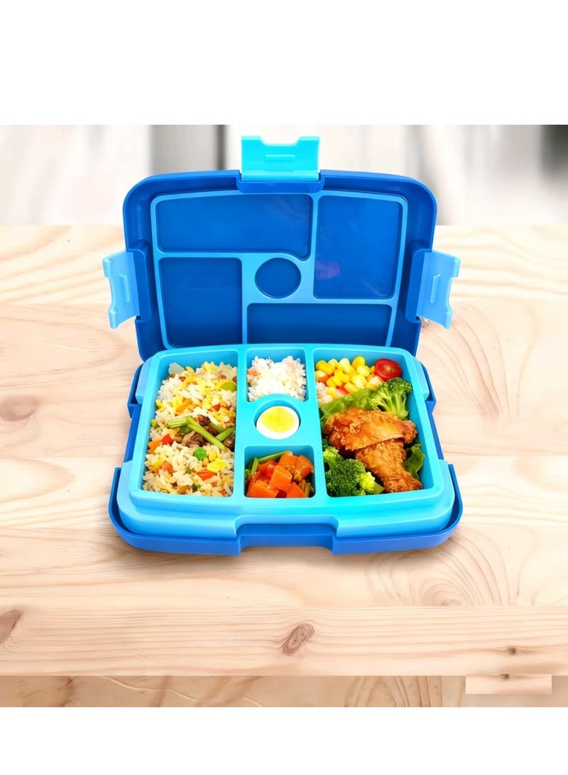 Bento Lunch Box for Kids ,Lunch Box with Insulated Lunch Bag, Lunch Box  with Compartments, Leak-Proof Bento Box kids, Lunch Box kids for Girls & Boys, Lunch Box, Perfect for School, Nursery & Trips(1pcs lunch box and 1pcs Insulated Lunch Bag） - Image 2