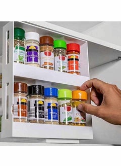 Rotating Spice Racks, Free Standing Jar Rack Cupboard Organisers Kitchen Storage Shelf Holders Cabinet Organiser Seasoning Box For Spices Condiments Cans - pzsku/ZC22D21D01439774812A6Z/45/_/1671099525/072868cc-99a4-4452-9985-f9efe9538798