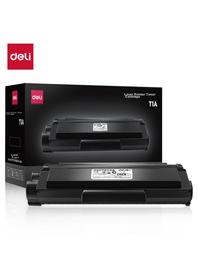 Deli T1a Toner Cartridge, Original Compatible With M2500adw/m2500dw/m2500adnw/m2300adw/m2800adnw Laser Printers, Single Pack, 2000 Pages - Image 1