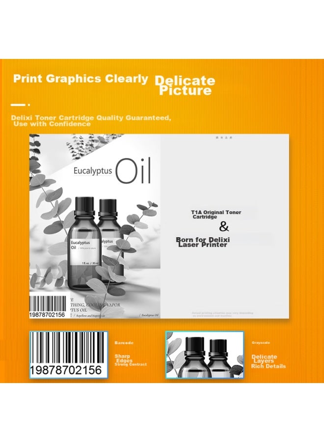 Deli T1a Toner Cartridge, Original Compatible With M2500adw/m2500dw/m2500adnw/m2300adw/m2800adnw Laser Printers, Single Pack, 2000 Pages - Image 4