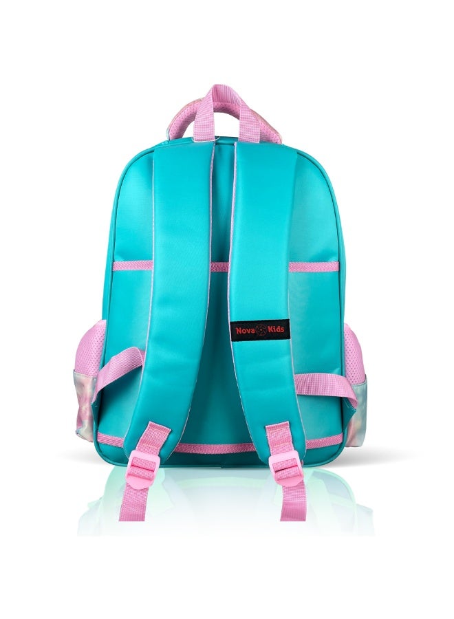 Nova kids حقيبة مدرسية ثلاثية الأبعاد للأطفال - دايزي جرين، 16.5" - Image 4