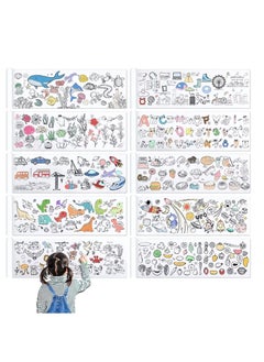 Y&D Children Drawing Roll, Coloring Paper DIY Painting Color Filling Roll Art Supplies Gift for Kids' Easel Ideal Class Home Birthday Party  - Image 1