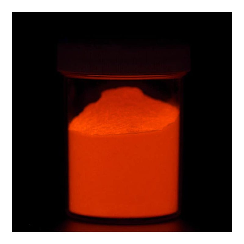 Americos Glow in The Dark Pigment Luminous Powder Red NonToxic for Slime Nails Wall Painting Resin Concerts 2835 GM 1 Ounce - Image 2