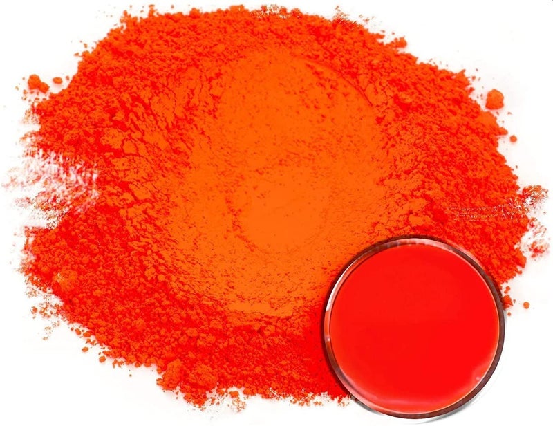 Americos Glow in The Dark Pigment Luminous Powder Red NonToxic for Slime Nails Wall Painting Resin Concerts 2835 GM 1 Ounce - Image 3