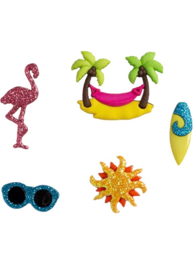 Dress It Up Decorative Toy Figure Button 10266 