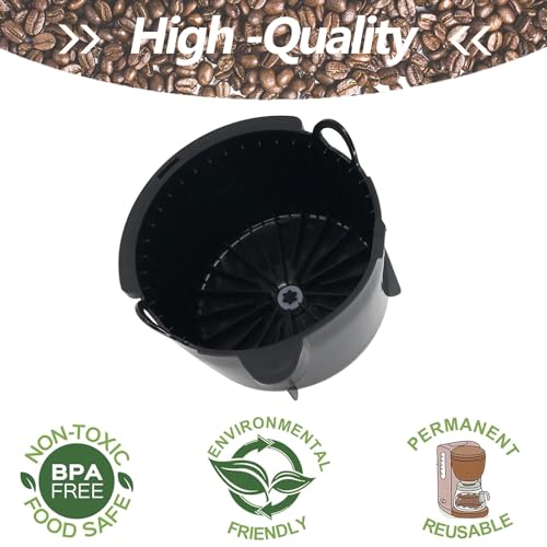 Bandelt 185774-000-000 Brew Basket with 2PCS Bottom Spring Loaded Stopper Kits Replacement for Mr Coffee Maker Replace Parts 112435-000-000, 112435000000, 112435 000 000 - Image 2