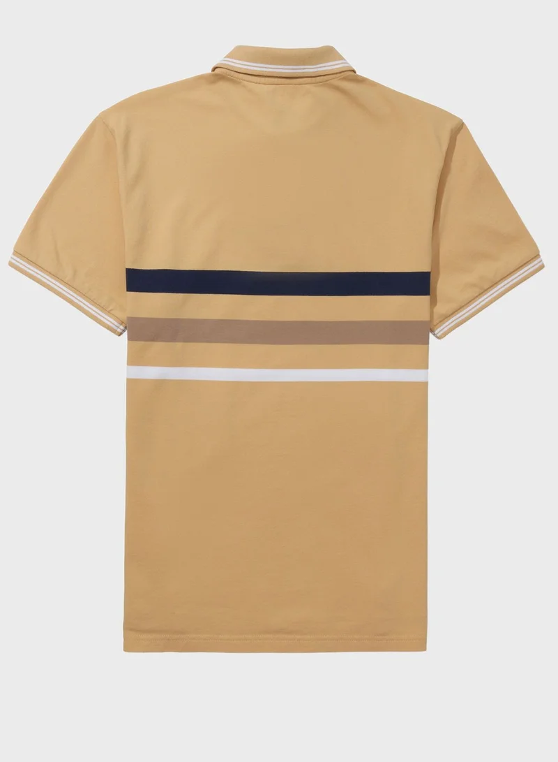 American Eagle Striped Polo