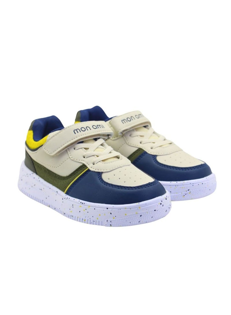 Mon Ami Mon Ami Girls and Boys Sneakers & Hook & Loop Unisex-Child Lace Up Sneakers for kids - Image 4