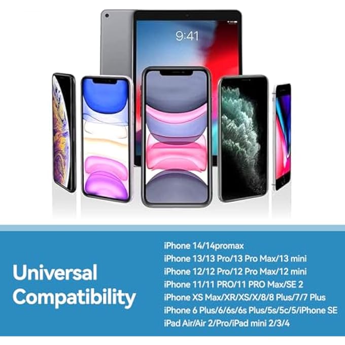 rayihni LIGHTNING TO HDMI ADAPTER FOR IPHONE, DIGITAL AV AUDIO DONGLE,1080P SYNC SCREEN CABLE WITH LIGHTNING CHARGING PORT FOR IPHONE, IPAD TO TV/PROJECTOR/MONITOR NEED POWER SUPPLY - Image 2