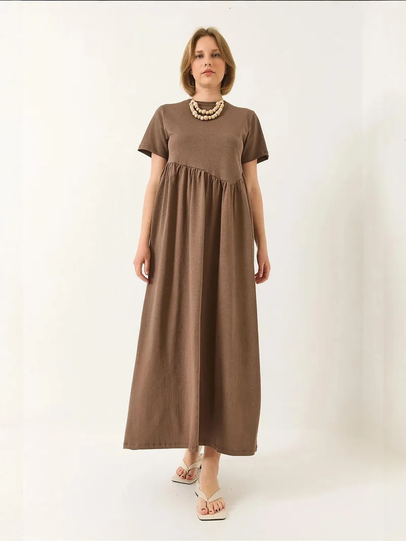 بيانكو لوتشي فستان محبوك فضفاض بياقة دائرية من لوكسي