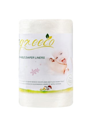 wegreeco Unscented Diaper Liners,Fragance Free and Chlorine Free - 100 Sheets Per Roll (1 Roll) - pzsku/ZC22E02DAFCDC7A6C63E2Z/45/_/1736571256/9f9e04a9-bdd9-4b1c-96ed-a7fda96b6d1a