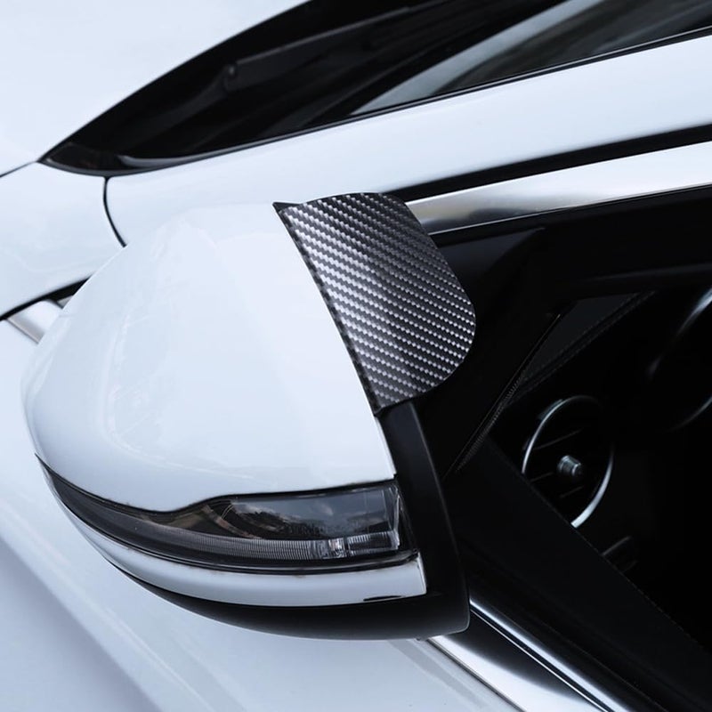 قطعتان من واقي المطر لمرآة السيارة الجانبية لموديلات مازدا CX-30 2020-2025، حاجب الشمس لنافذة الباب المرآة الخلفية، ملحق خارجي مرن - Image 4