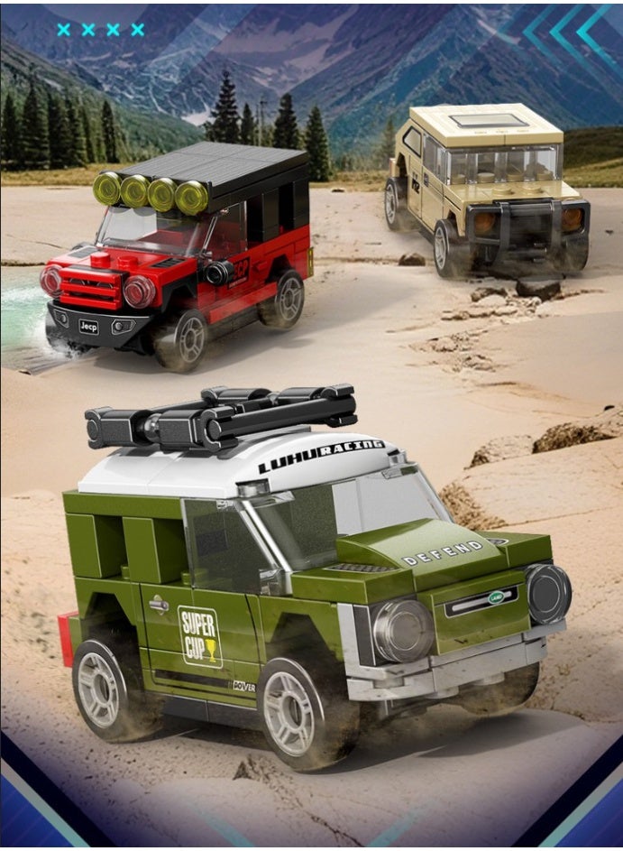 HALAMODO 73PCS Building Blocks Pull-back Sports Car | Pull-Back Racing Car | Kids Creative Assembly Toy | High-Simulation Sports Car Model | ABS Micro Blocks | Powerful Pull-Back Motor | Premium Anti-Slip Tires | Detailed Front Design | Stable Construction - Image 5