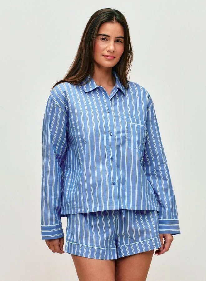UNDIZ Striped cotton shirt