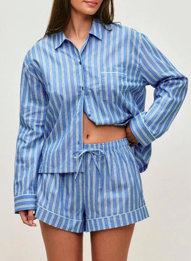 UNDIZ Striped cotton shirt