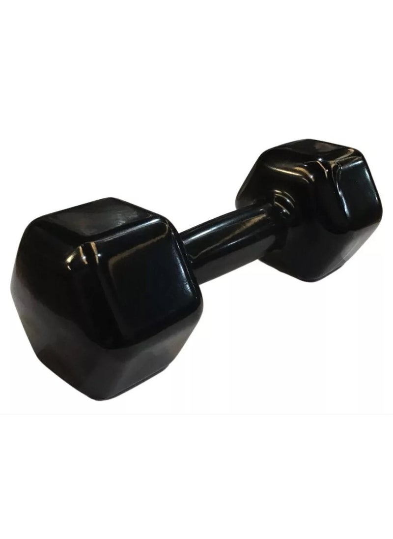 TA SPORT York Hex Vinyl Dumbbell 4Kg Black Db2121  - Image 2