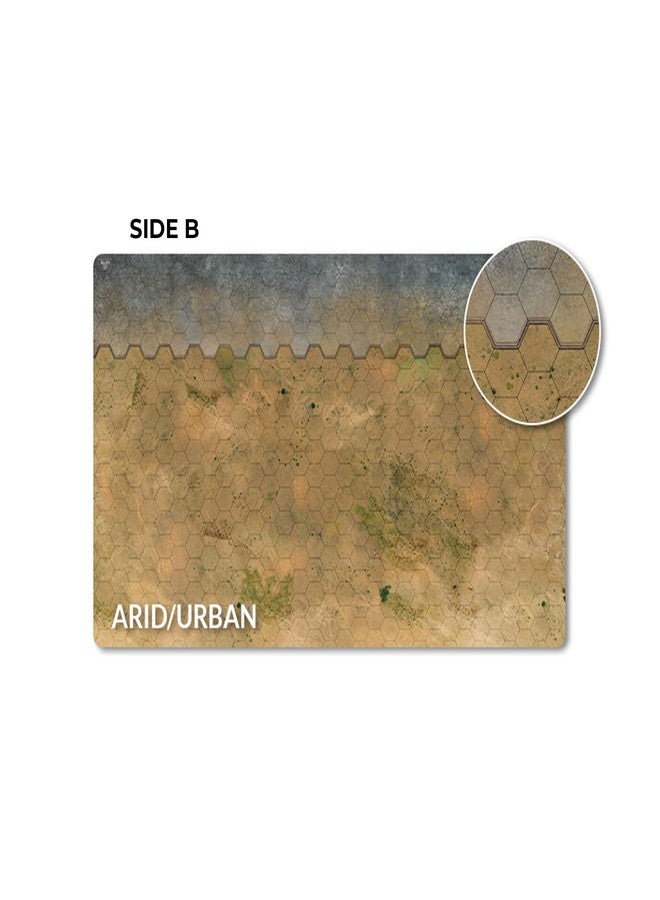 Gale Force Nine - HexTech - Gaming Mat Grasslands/Arid/Urban 36" x 22" Double Sided - Image 4