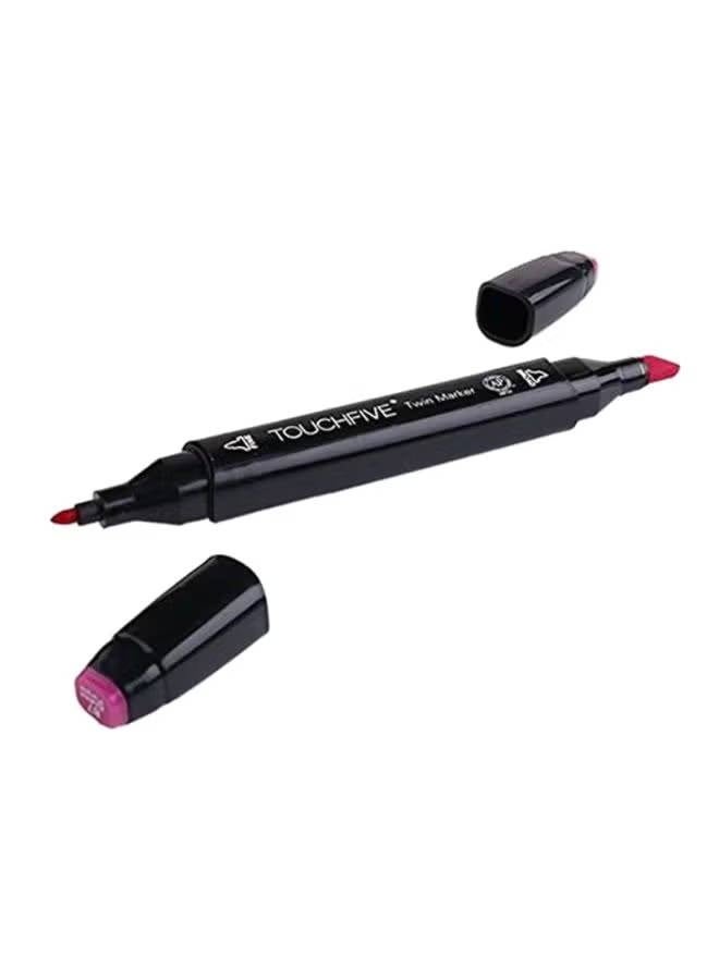 TOUCHFIVE Professional Dual-Tip Alcohol-Based Art Marker Set with Portable Carrying Case - Image 2
