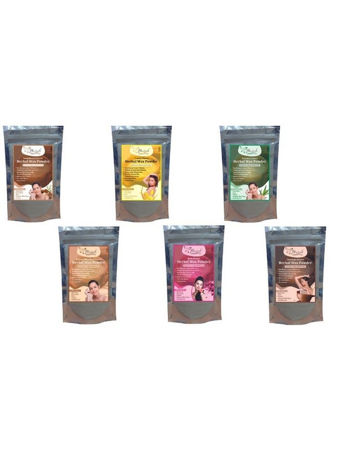Bluejack Herbal Wax Powder Instant Hair Remover 6 Flowe Wax powder (100 g, Set of 6) - Image 2