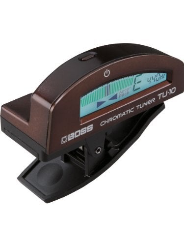 BOSS TU-10-BN Clip-On Chromatic Tuner, brown (TU-10-BN) - Image 1