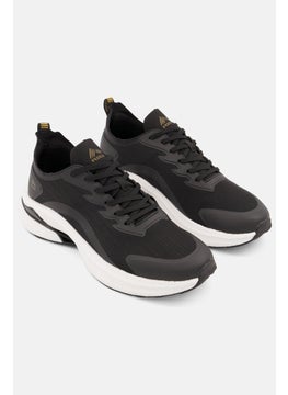 RBX Men Lace Up Running Shoes, Black  - Image 1