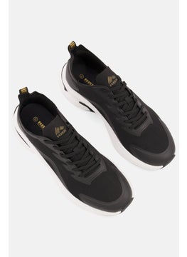 RBX Men Lace Up Running Shoes, Black  - Image 4