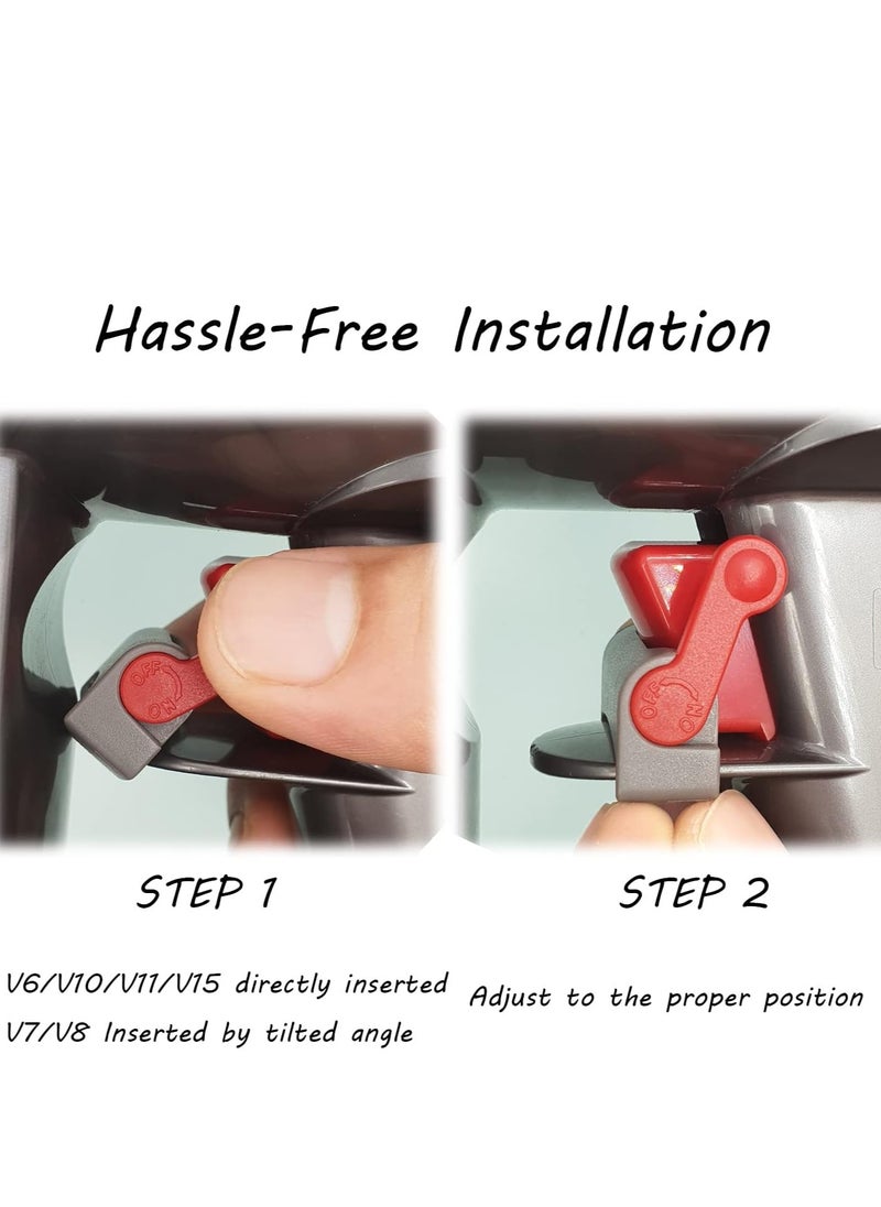 Bukela - Power Button On/Off Control Clamp Compatible with Absolute/Motorhead V6 V8 V7 V10 V11 V15 Series Vacuum Cleaner, Dyson Trigger Lock, Free Your Gripping Fingers,1 Pack - Image 1
