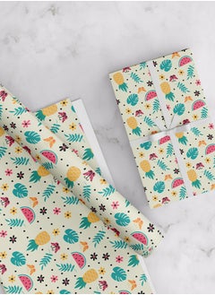 Share the Love Fruity Wrapping Paper Pack – 4 Sheets (50 cm x 70 cm Each)  - Image 1