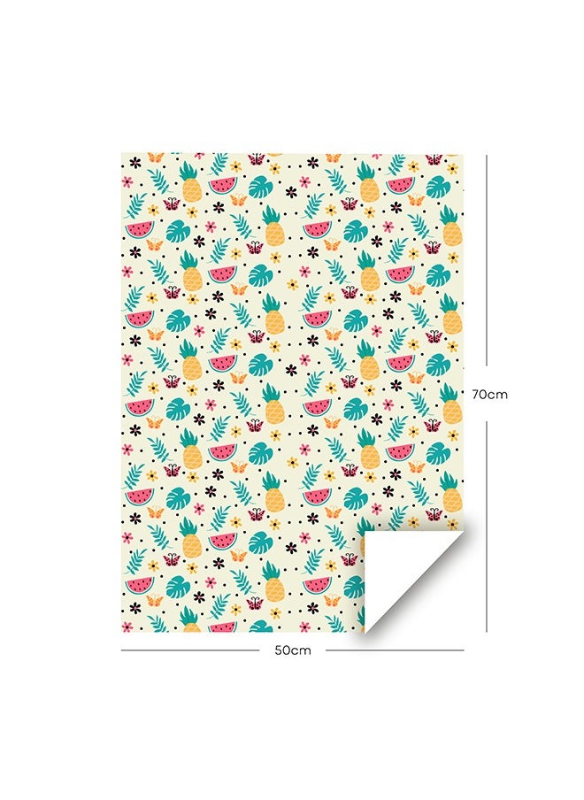 Share the Love Fruity Wrapping Paper Pack – 4 Sheets (50 cm x 70 cm Each)  - Image 2