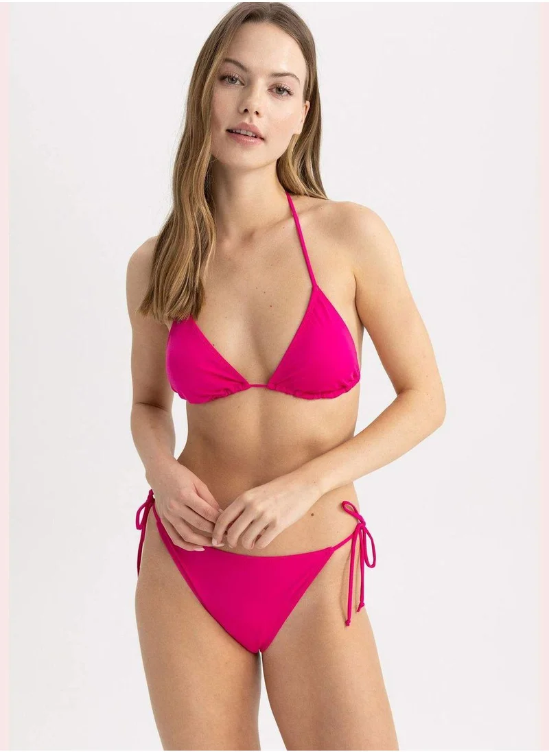 ديفاكتو Drawstring Sides Basic Bikini Bottoms