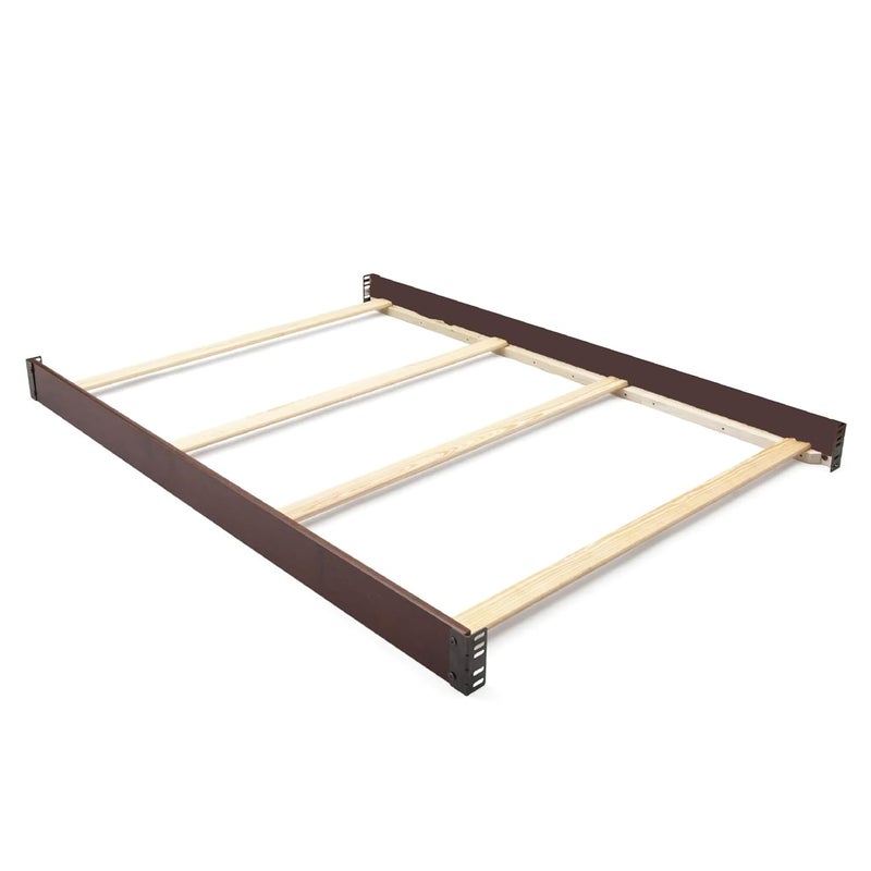 CC KITS FullSize Conversion Kit Bed Rails for Canton Deluxe Convertible Crib by Delta Children  Solid Wood Rail 0050  Toddler  Adult Bed Rail for FullSize  Nursery Furniture Espresso Cherry  205 - Image 1