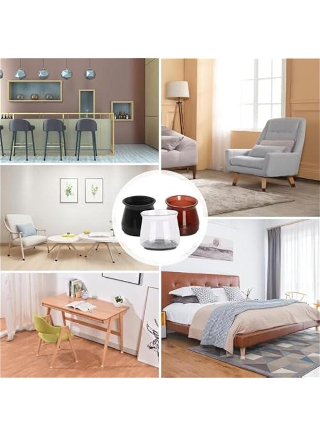 TRASSLE Chair Leg Floor Protectors 24PCS Furniture Sliders for Hardwood Floors, Silicone Chair Leg Protectors for Protecting Floors from Scratches and Noise - Image 5