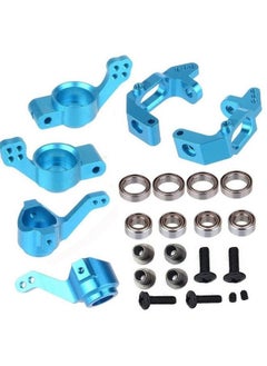 Sharegoo Aluminum Steering Knuckle Hub Mount Upgrade 102010 102011 102012 Part Compatible With Hsp Redcat Racing Lightning Volcano Epx Monster 1/10 Rc Model Car Truck, Blue