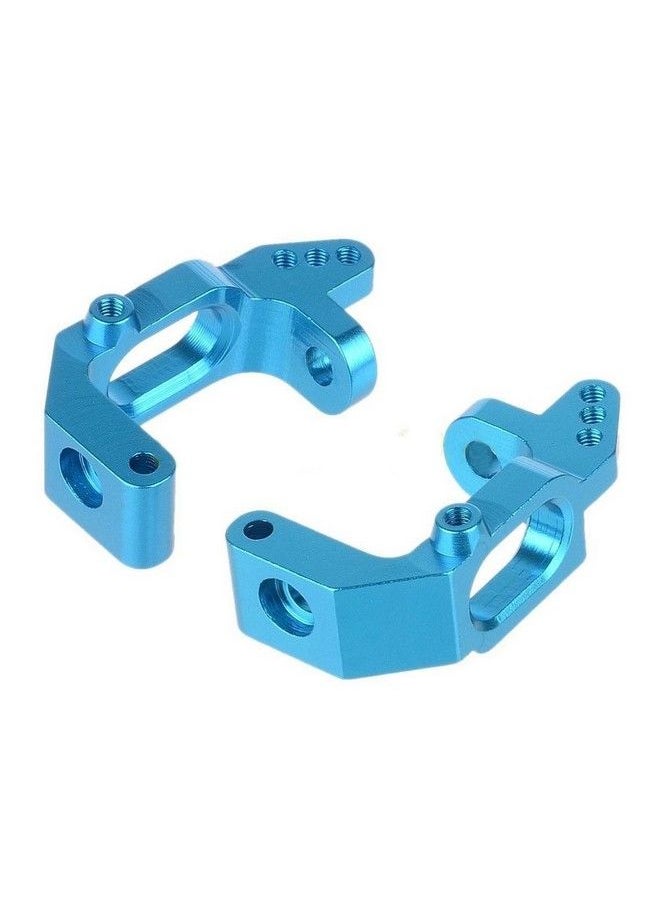 Generic - Sharegoo Aluminum Steering Knuckle Hub Mount Upgrade 102010 102011 102012 Part Compatible With Hsp Redcat Racing Lightning Volcano Epx Monster 1/10 Rc Model Car Truck, Blue - Image 1