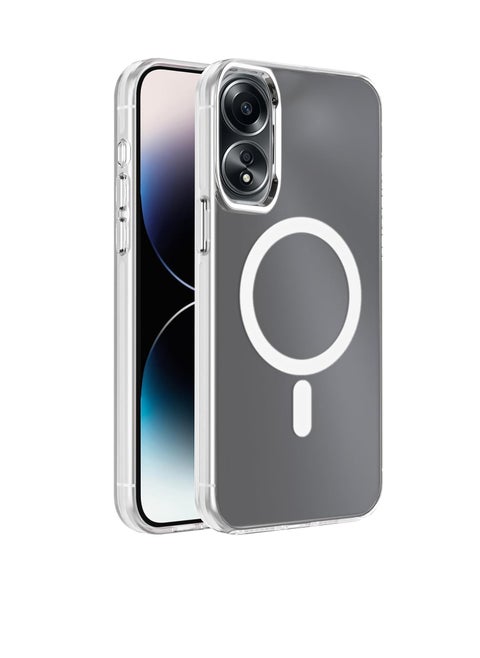 Case For oppo a38/a18 4g Case Crystal Clear [Not Compatible with MagSafe] Soft TPU Gel Case Flexible Silicone Anti-Scratch Transparent TPU Cover - Clear