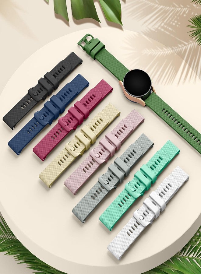 Meliya Silicone Bands Compatible with Garmin Vivoactive 5 Watch Band, Soft Silicone Sport Replacement Strap for Garmin Vivoactive 5/Vivoactive 6/3 Smart Watch Bands (Black+Navy Blue+Grey) - Image 4