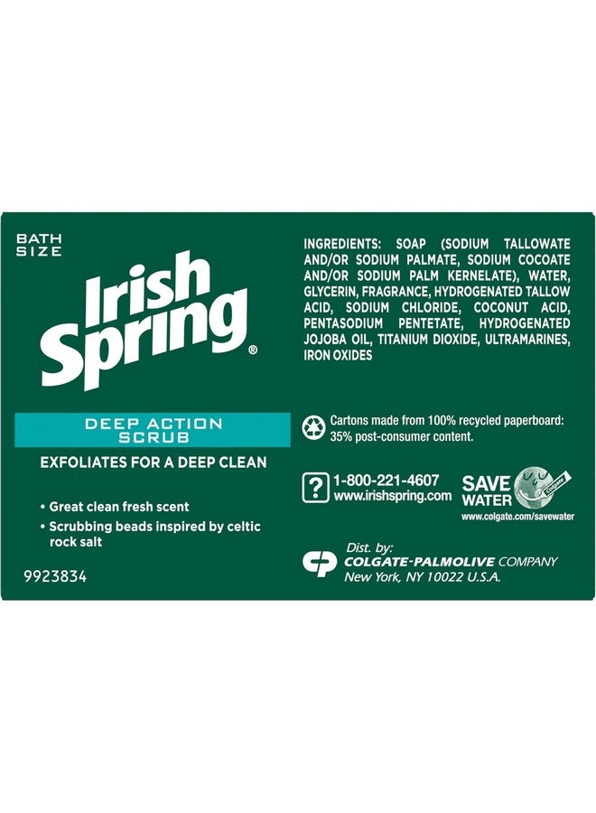 Irish Spring Rish Spring Deep Action Scrub Bar Soap 3 Pack - Image 3