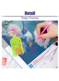 Excefore Diamond Painting Kits for Adults for Beginners 12x16inch Birds Hummingbird DIY 5D Diamond Art Kits Full Drill Diamond Dots Paintings with Diamonds Gem Arts Crafts for Home Wall Decor Gifts  - Image 4