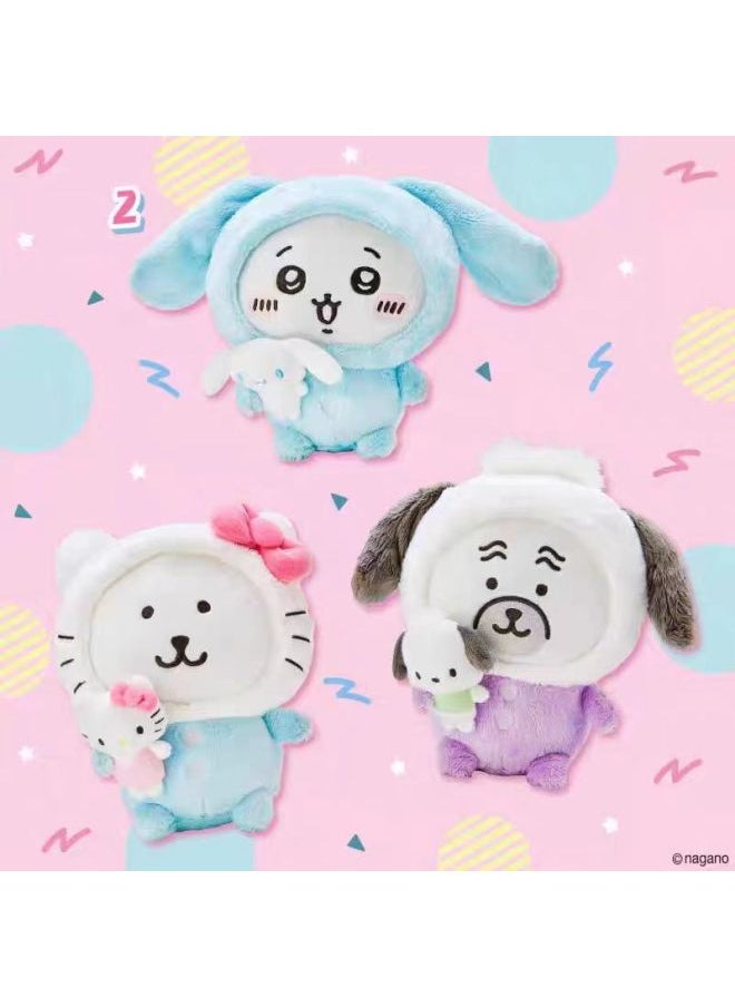 Generic - Japanese Sanrio Self-deprecating Bear Joint Name Jiyika Wow Jade GUI Dog Melody Pudding Dog Plush Doll-Specifications:10cm Jiyi Yugui Dog Pendant - Image 1