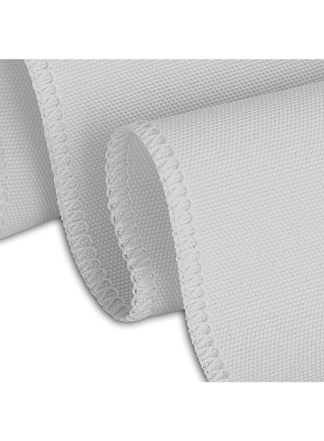 لينين تايبل كلوث مفرش للطاولة بنمط سادة رمادي 70بوصة - Image 2