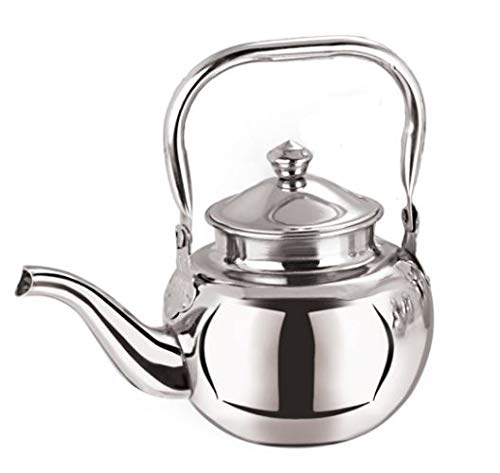Va Sun Stainless Steel Tea Pot/Tea Kettle by S K Metal (4 Cups) - 300 ML - Image 1