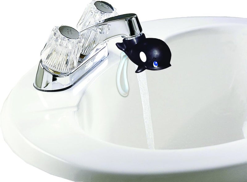 Jokari Whale Bathroom Faucet Water Fountain Attachment Fun Animal Design to Make Teeth Brushing and Rinsing Fun 2 - Image 3