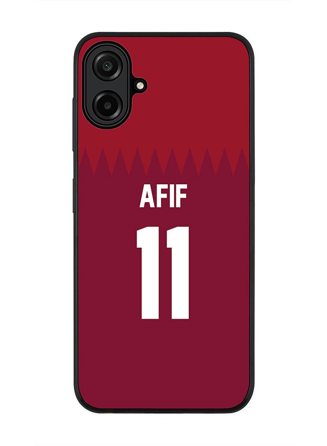 Stylizedd For Samsung Galaxy A07 4G Case,Slim fit Camera Protection, Shockproof Thin Phone cover  - Football - Qatar,  Afif