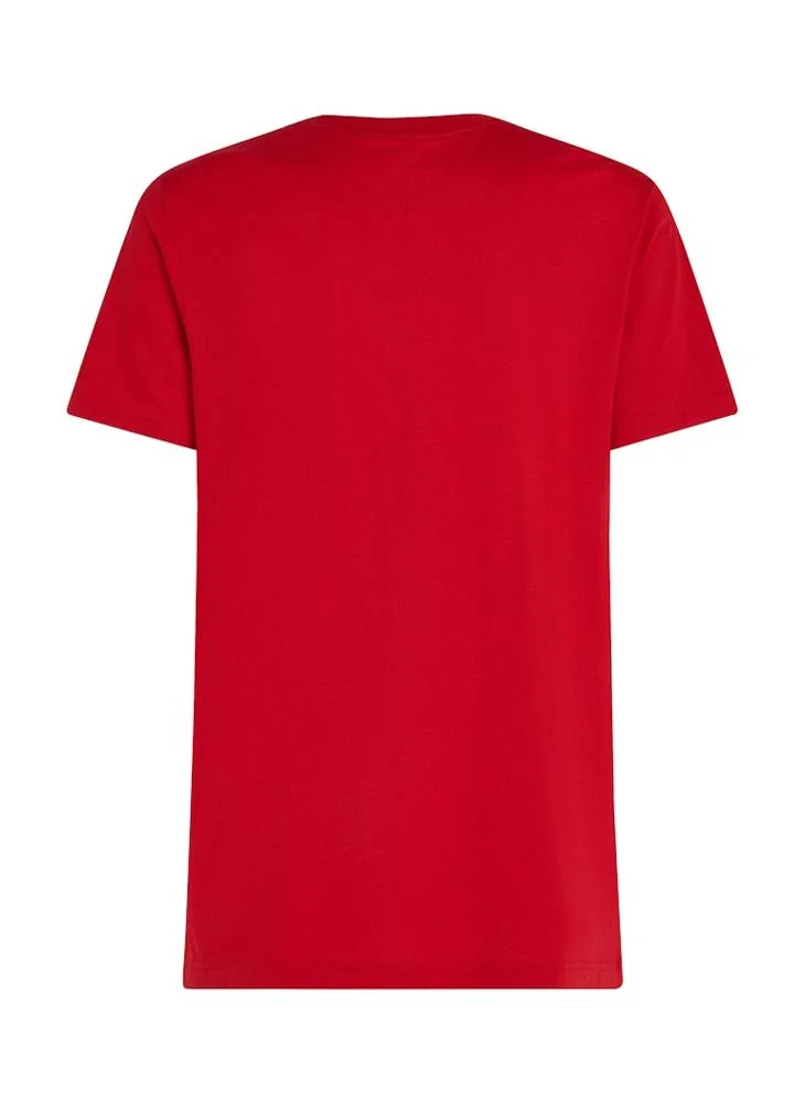 تومي هيلفيغر Stripe Crew Neck T-Shirt