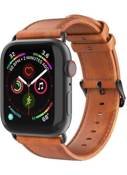 Coofbe - Hermes Loop Leather Apple Watch 38-40-41MM Band Strap, Ultra Light, Steel Buckle Strap - Image 1