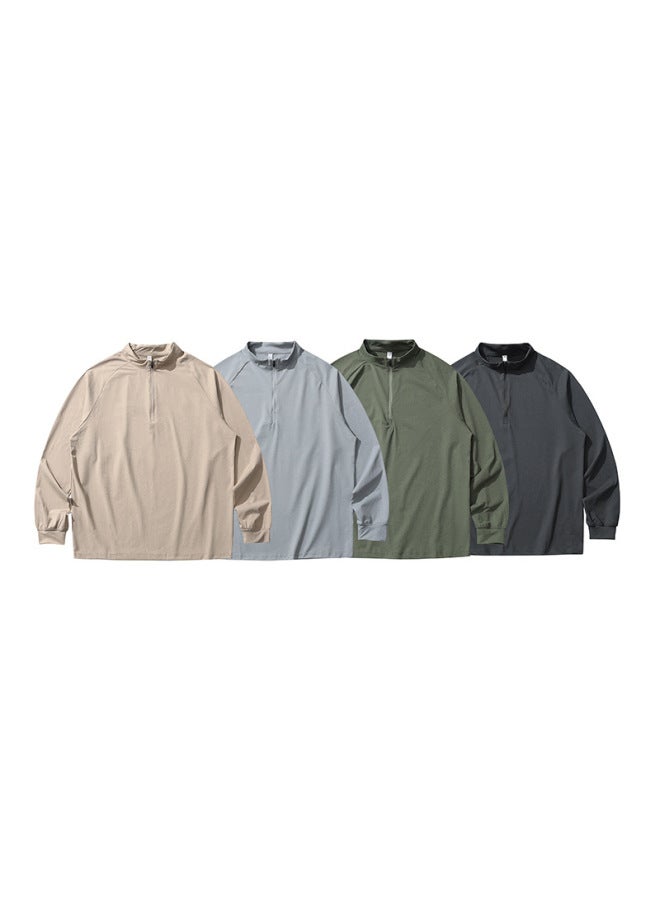 Izexx Fashion Brand Outdoor Fishing Wear Lightweight Hygroscopic Quick-drying Long-sleeved T-shirt Travel Fishing Sports Casual Top For Men - Image 5