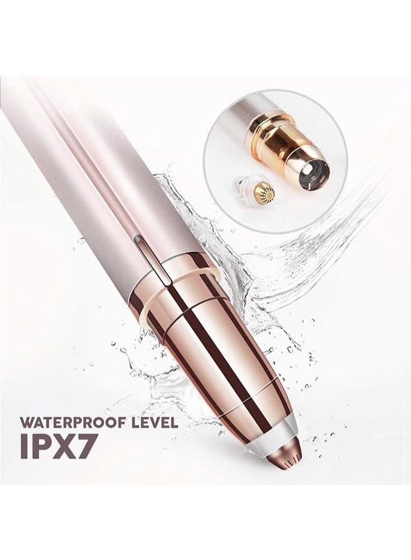 قلم حلاقة شفاه كهربائي محمول للمرأة - أداة حلاقة شفاه كهربائية سريعة وآمنة للوجه والأصابع والأرجل - Image 3