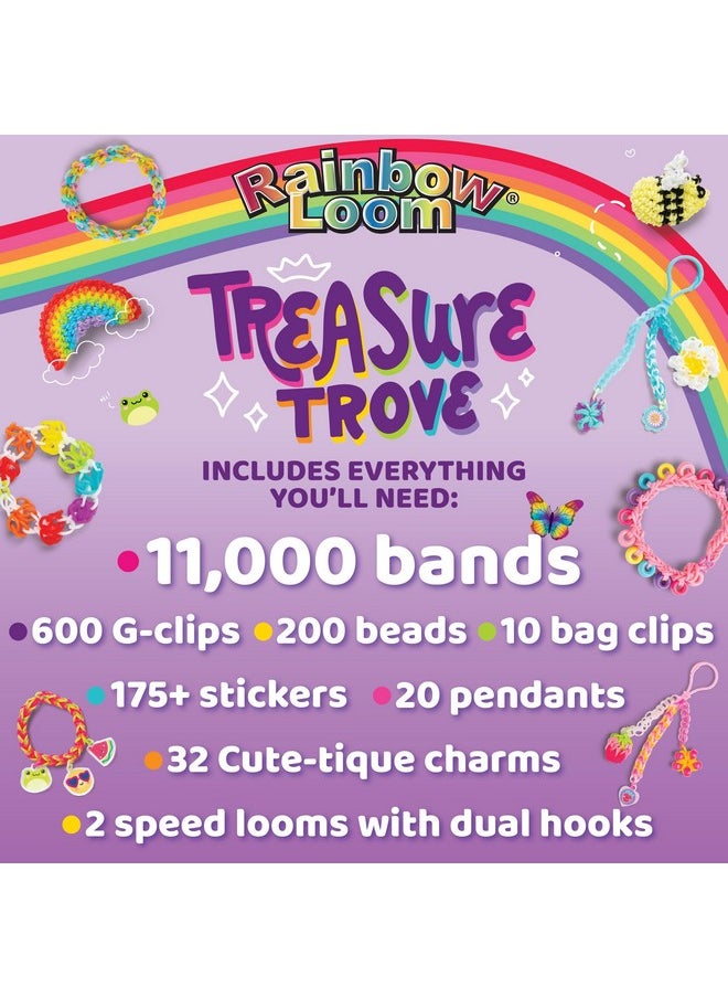 راينبو لووم مجموعة أدوات صناعة أساور مطاطية من Rainbow Loom: Treasure Trove - DIY - 11000 سوار وإكسسوار من Loom Loom، تصميم وإنشاء، للأعمار من 7 سنوات فما فوق، حصريًا على أمازون  - Image 2